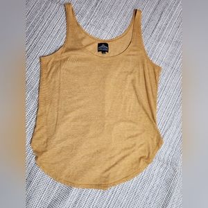 SOLD Yellow Angie Scoop Neck Tank Top